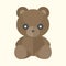 Vector teddy bear icon