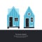 Vector template Tiny houses company