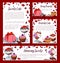 Vector templates for bakery shop cakes desserts