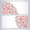 Vector templates floral pattern graphic designs.