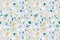 Vector Terrazzo pattern horizontal background. Abstract italian flooring stone, concrete multicolor small elements