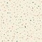 Vector Terrazzo seamless pattern. Abstract italian flooring stone, concrete multicolor small elements texture on beige