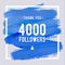 Vector thanks design template for network friends and followers