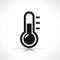 Vector thermometer symbol icon design