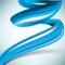 Vector three-dimensional spiral blue elements concept background