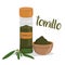 Vector thyme illustration isolated in cartoon style. Spanish name