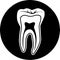 Vector tooth icon