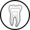 Vector tooth icon