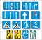 Vector traffic signs collection