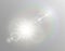 Vector transparent sunlight special lens flare light effect. Isolated sun flash rays spotlight. White front translucent sunlight