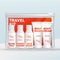 Vector Travel Mini Tubes & Bottles Toiletries Set in Clear Plastic Zip Lock Bag