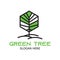 Vector tree, wood, oak. Set of logo design elements, badges, labels and logotype templates for your business