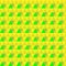 Vector triangular yellow green seamless background. Geometric background.