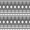 Vector tribal pattern with aztec african drawing symbol in black and white. Good for your textile fashion wrapping and print