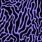 Vector trippy seamless pattern. Psychedelic design background, liquid cells, swirl flowing waves, purple and black.