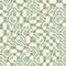 Vector truchet geometric door key and circles seamless pattern background. Retro color backdrop with random tiled