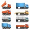 Vector truck icons