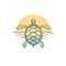 Vector turtle icon.