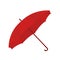 Vector umbrella in cartoon style. Opened parasol