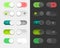 Vector User Interface Set including Round switches