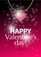 Vector valentine\'s day card design.