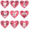 Vector Valentine`s Day Hearts