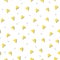 Vector Valentine`s seamless pattern in trendy ultimate gray and illuminating yellow colors. Valentine`s day.