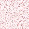 Vector Valentines day card seamless pattern red small hearts background.