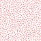 Vector Valentines day card seamless pattern red small hearts background.
