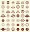 Vector Variety Designs Retro Vintage Badges