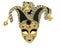 Vector Venetian Mask in Golden and Black Colours