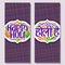 Vector vertical banners for Indian Holi Festival