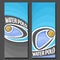 Vector vertical Banners for Water Polo