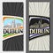 Vector vertical layouts for Dublin
