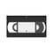 Vector VHS cassette icon. Videotape flat icon.