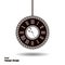 Vector vintage clock dial
