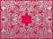 Vector vintage flower motif arabic retro pattern