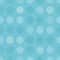 Vector Vintage Pastel Blue bay Boy Dots Circles Seamless Pattern Background With Fabric Texture. Perfect for nursery