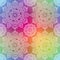 Vector vintage rainbow seamless gradient pattern