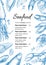 Vector vintage seafood restaurant menu illustration. Hand drawn