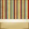 Vector vintage striped abstract background