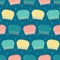 Vector Vintage Toaster Seamless Pattern Background