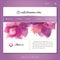 Vector violet web site design template