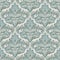 Vector volumetric damask seamless pattern background. Elegant luxury embossed texture for wallpapers, backgrounds and