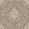 Vector volumetric damask seamless pattern element. Elegant luxury embossed texture for wallpapers, backgrounds and page