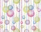 Vector watercolor abstract seamless pattern with bubbles