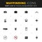 Vector Wayfinding Icons Set