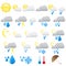 vector weather icons