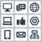 Vector web/internet icons set