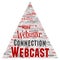 Vector webcast or webinar communication